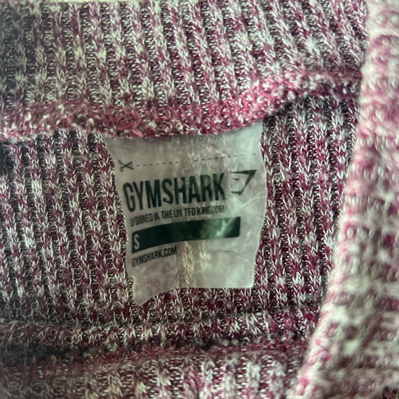 Gymshark Slounge Crop Top Dusty Pink Marl size small - Picture 4 of 5